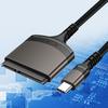USB 3.0/Type C To SATA Cord 7+15/22 Pin Computer Connector Support Windows/MacOS/Chrome OS/Linux 1 Gbps for 2.5 Inch SSD HDD
