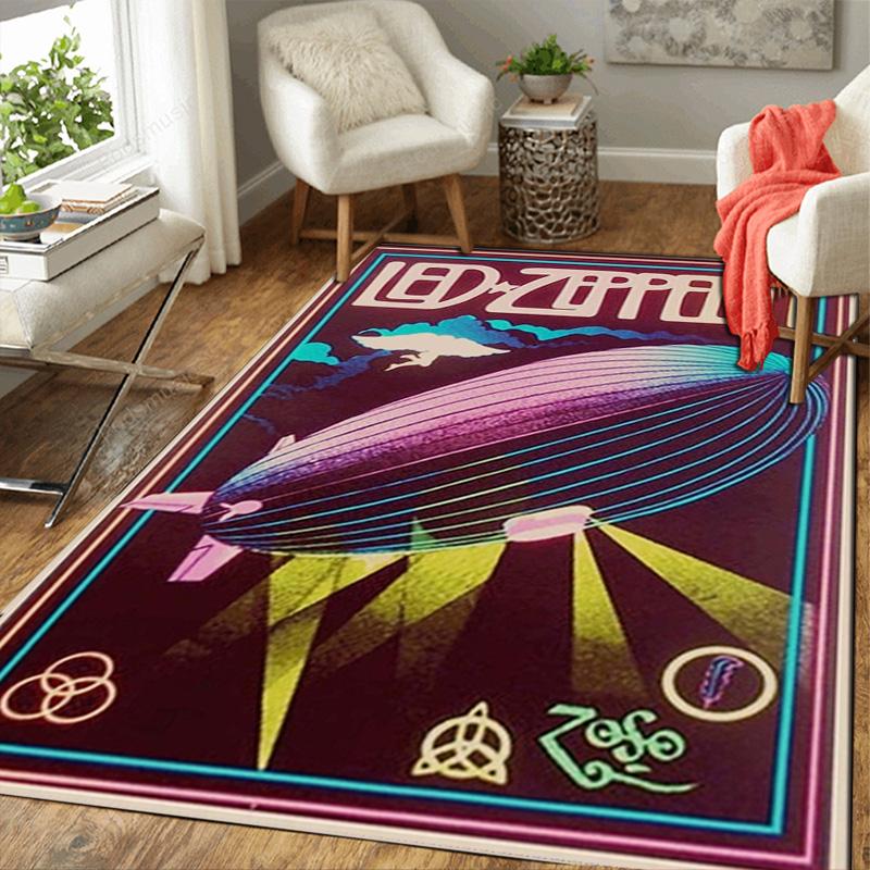 Vintage Zeppelin Rug Floor Mat for Living Room or Bedroom Soft and Comfortable Carpet a Gift for Birthday and Holiday.MFF0918219