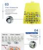 Excavator Hydraulic Pressure Gauge Adapter Set