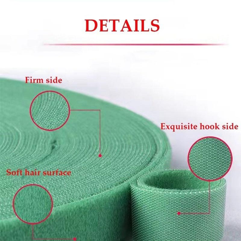 5 Meter/Rolle Nylon-Kabelbinder, Stromkabel, Schlaufenband, Multifunktions-Nylongurte, wiederverwendbar