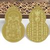 2027 Tai Sui Card Feng Shui Prayer Gold Card Exorcism Protection Gift Safe Bring In Wealth And Treasure Home Decoration