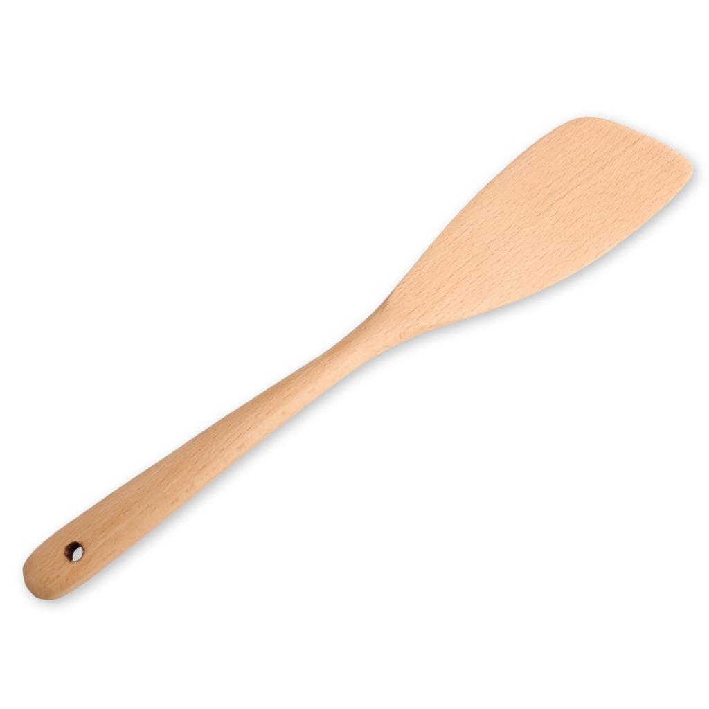 J-kitchens Wooden Beechwood Spatula Turner 32x6cm