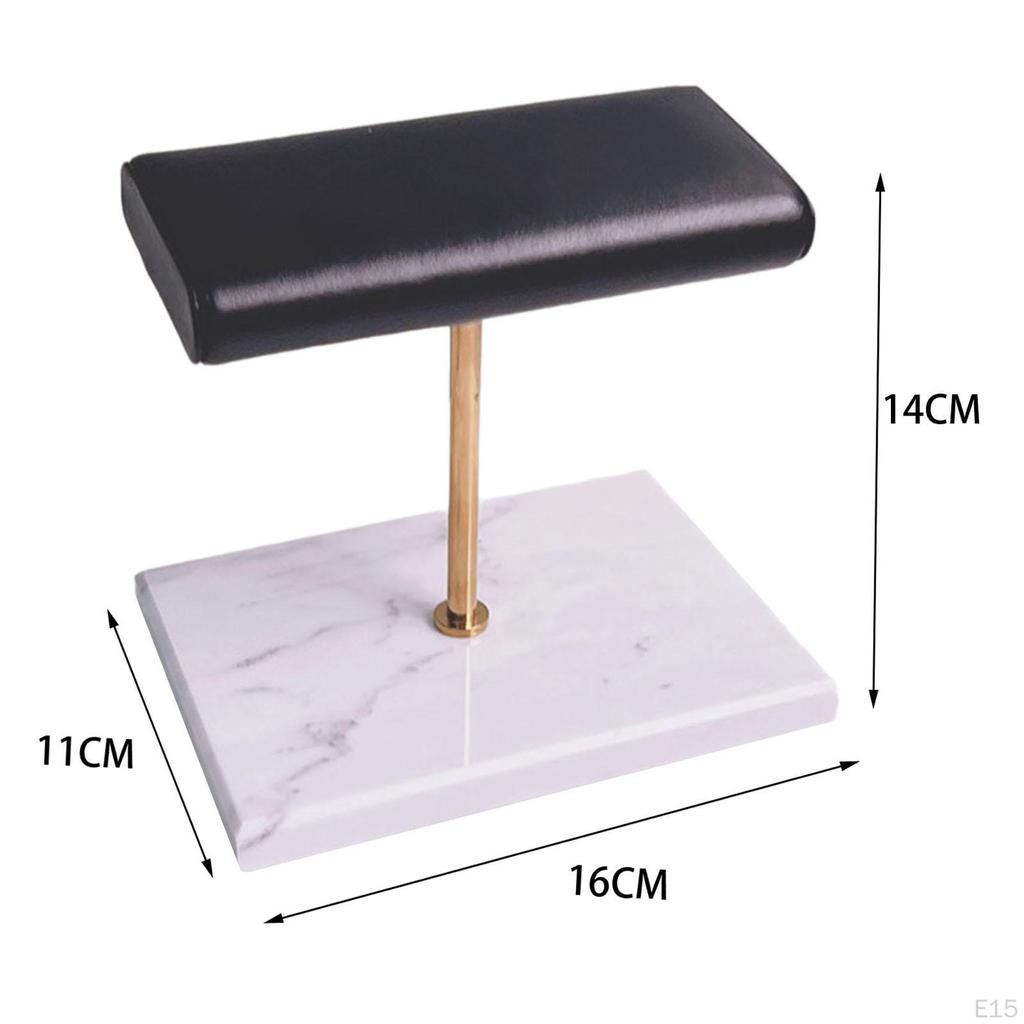 Elegant Watch Holder with Marble Base for Jewelry Organization