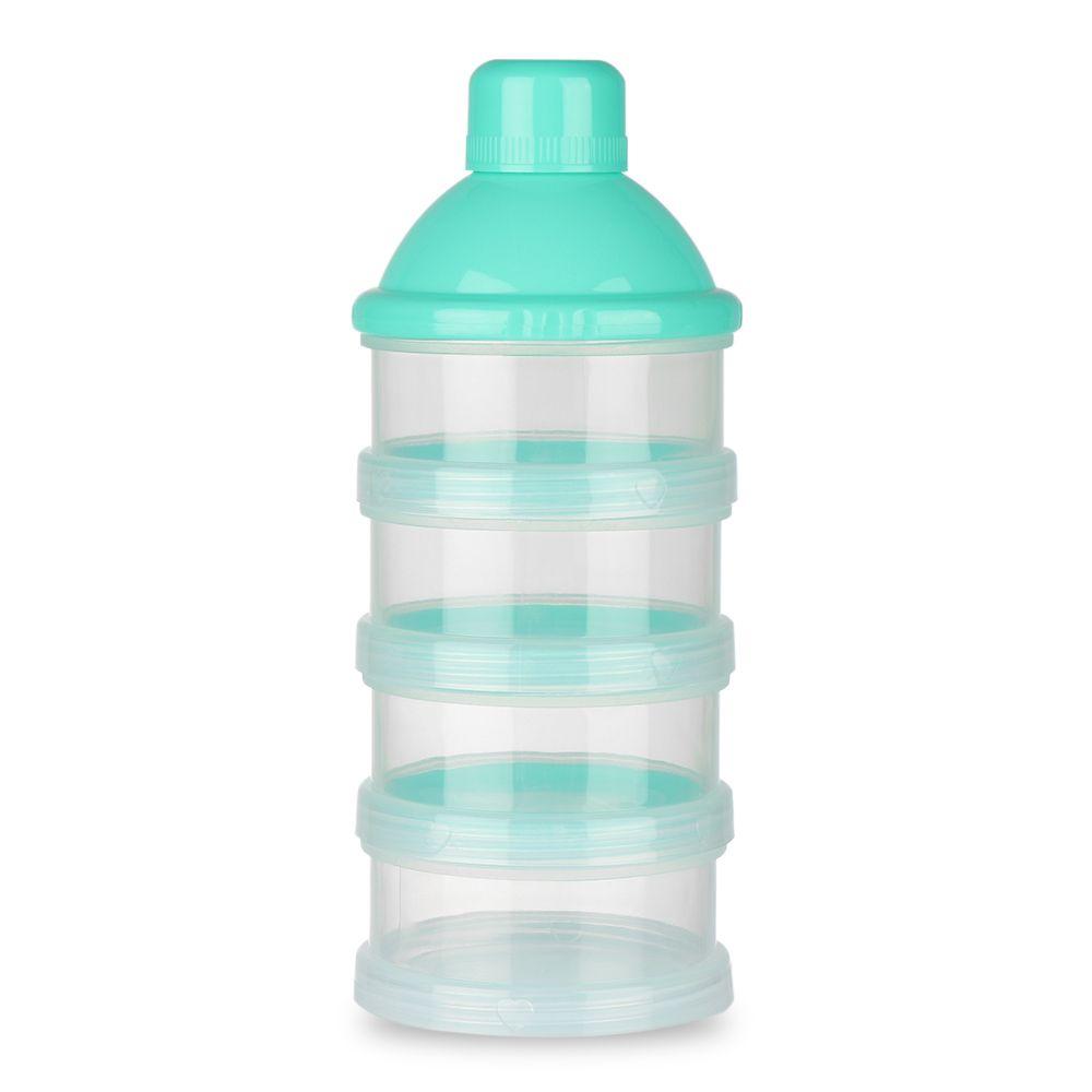 Kids 4 Layers Feeding baby milk bottle food storage box Formula dispenser milk powder container