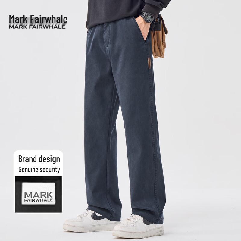MARK FAIRWHALE Men s Straight Fit Casual Pants 34