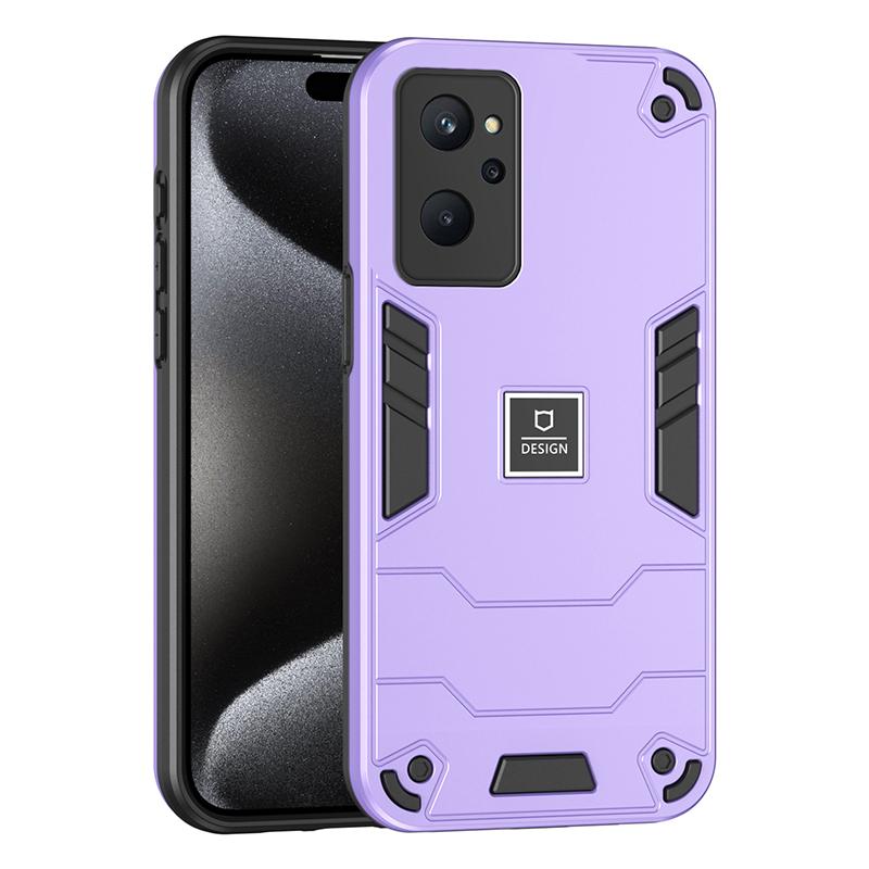 For Realme 9 Armor Shockproof Magnetic Phone Case For Realme 9 Pro Plus Realme 9I 9 Pro Realme 10 Solid Color Hard PC Back Cover