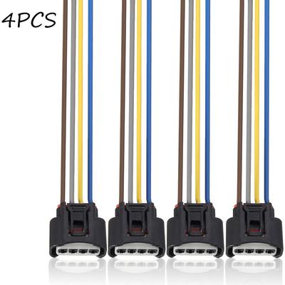 4pcs Car Ignition Coil Connector Plug Harness For Toyota /Lexus Oem 90980 -11885 2azfe1zzfe