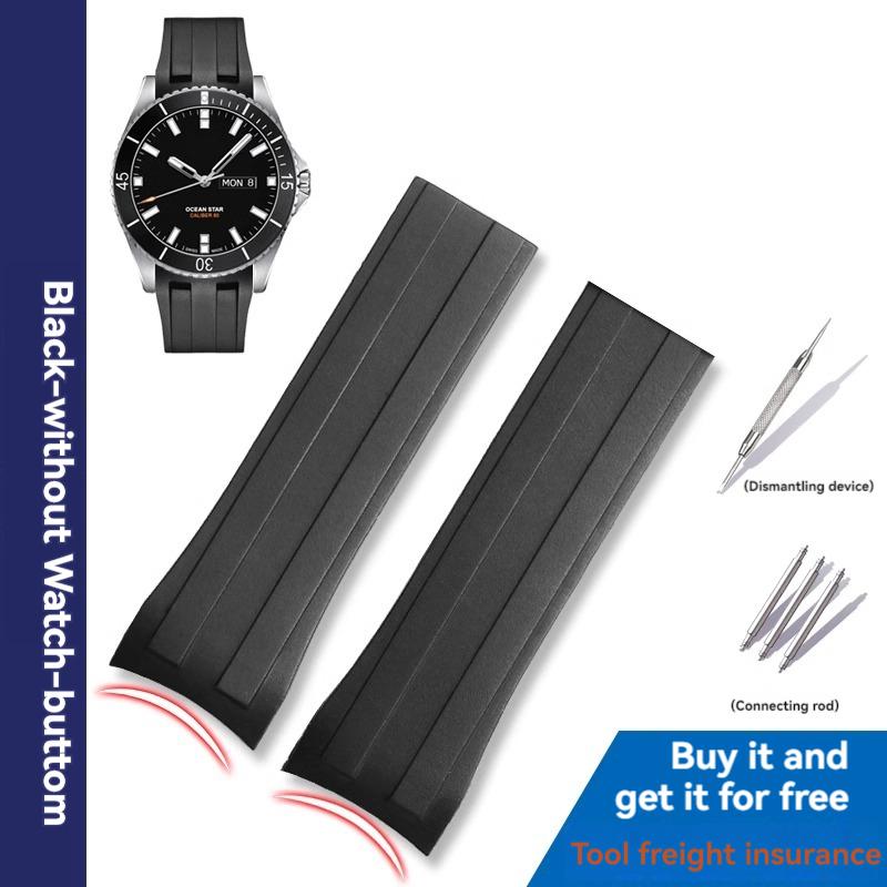 

Изогнутый резиновый ремешок для серии Mido Navigator M026430A M026608A Starfish M011430A Силиконовый ремешок для часов Браслет Citizen 22 мм 22mm