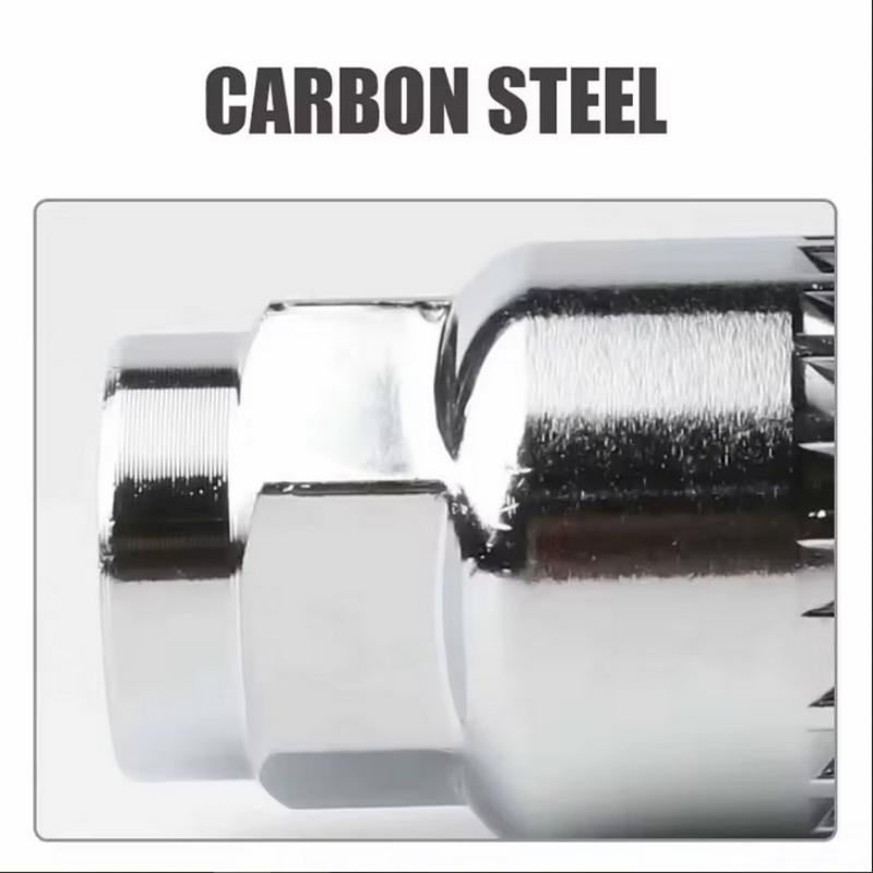 Bicycle Bottom Bracket MTB Bike Crank Extractor Remover BB Puller 20 Teeth Wrench Cycling Maintenance Repair Tools Accessories