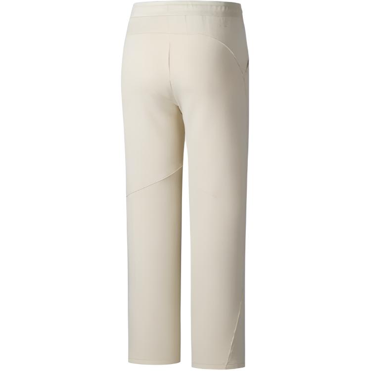 Anta Outdoor Travel Series Casual Simple Solid Color Straight Comfortable Versatile Lace-Up Knitted Sports Pants Women bottoms 162530310-2