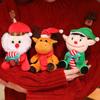 Christmas Santa Plush Toy Reindeer Snowman Decoration For Childrens Gift