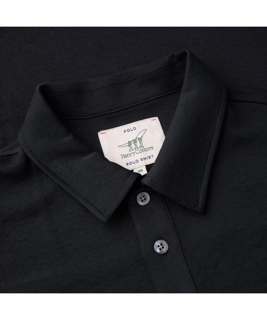Henlikoteun [Imported Fabric] Woven Collared Short Sleeve T-Shirt Ahtam26401Bkx