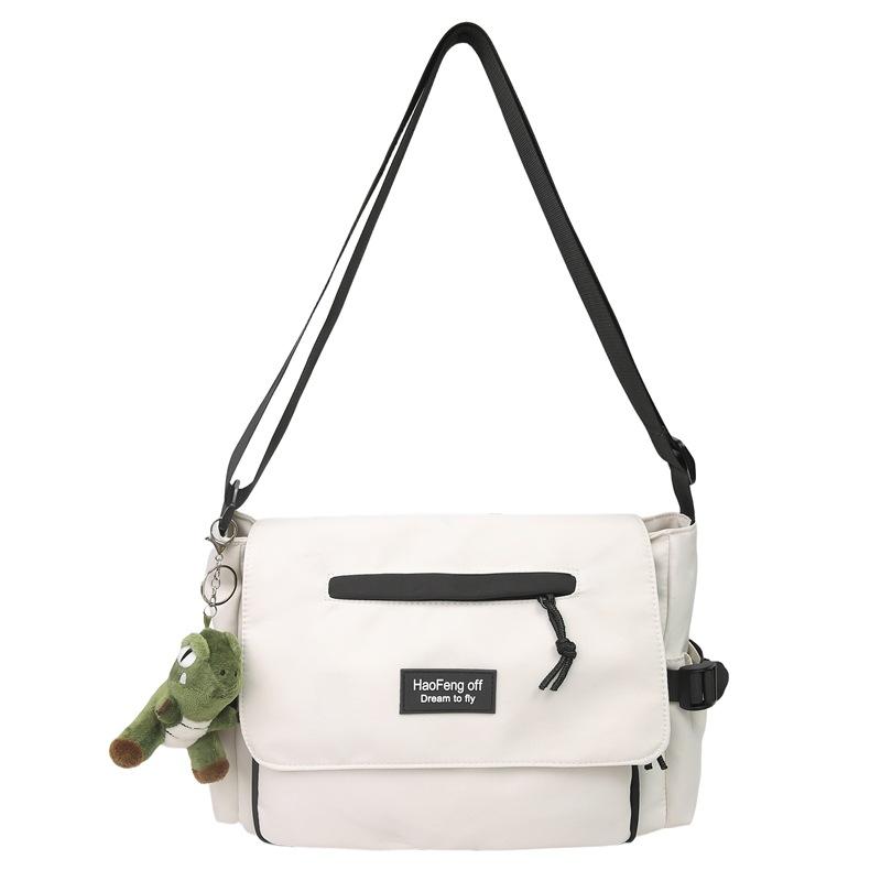 Wind Tooling Large-capacity Messenger Bag Men's and Female Students' Class Bag Can Put Books, Casual Shoulder Bag