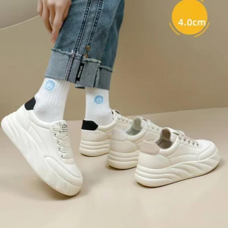 Hot Selling Women's Shoes Woman Casual Shoes Fashionable and Comfortable Skateboarding Shoes Female Tennis Walking Bread Shoe