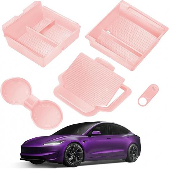 Center Console Organizer Tray For Tesla Model Y Juniper Accessories 2025 2026/For Tesla Model 3 Highland Accessories 2024 2025 2026 [Slide