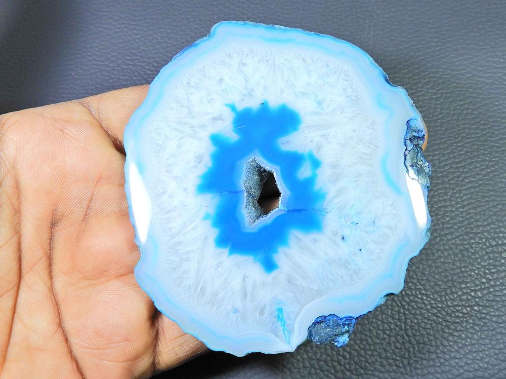 457Cts Dyed Druzy Agate Fancy Healing Crystal Cabs Loose Gemstone 80X91MM SK-2287