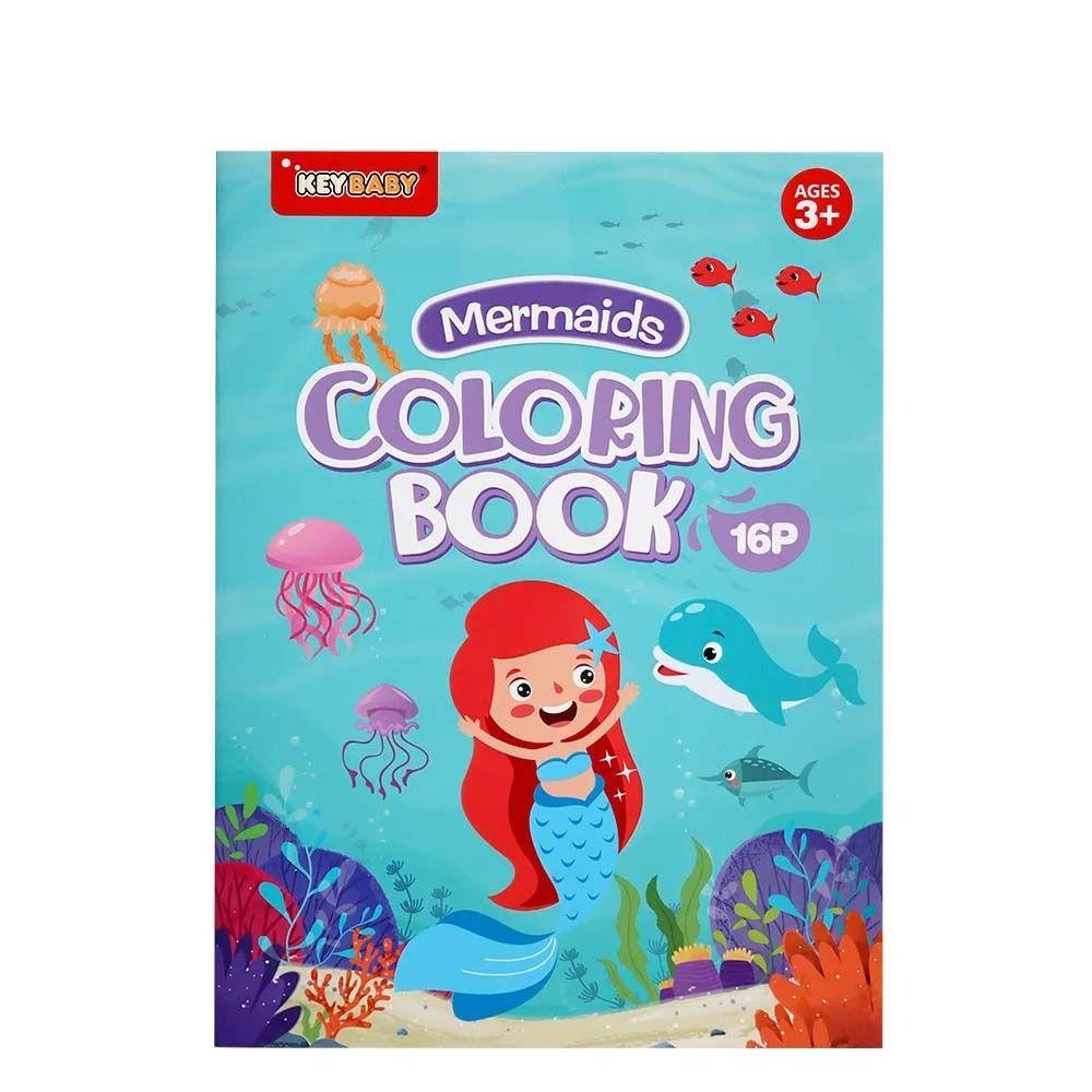 Painting Children's Coloring Books Montessori Mermaid Graffiti Book Dinosaur Drawing Book  Toddler