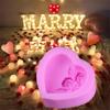 Heart Shaped Soap Silicone Mold Fondant Cake Decorating Tools Silicone Soap Mold Silicone Cake Mold Suitable Home Kitchen Tools
