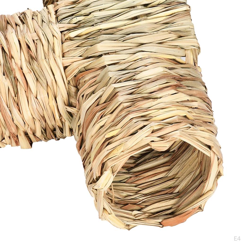 Cozy Grass Hideout for Small Pets - Interactive Play Tunnel