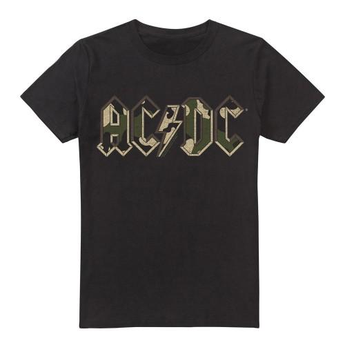 AC/DC Pánské tričko Camo Logo