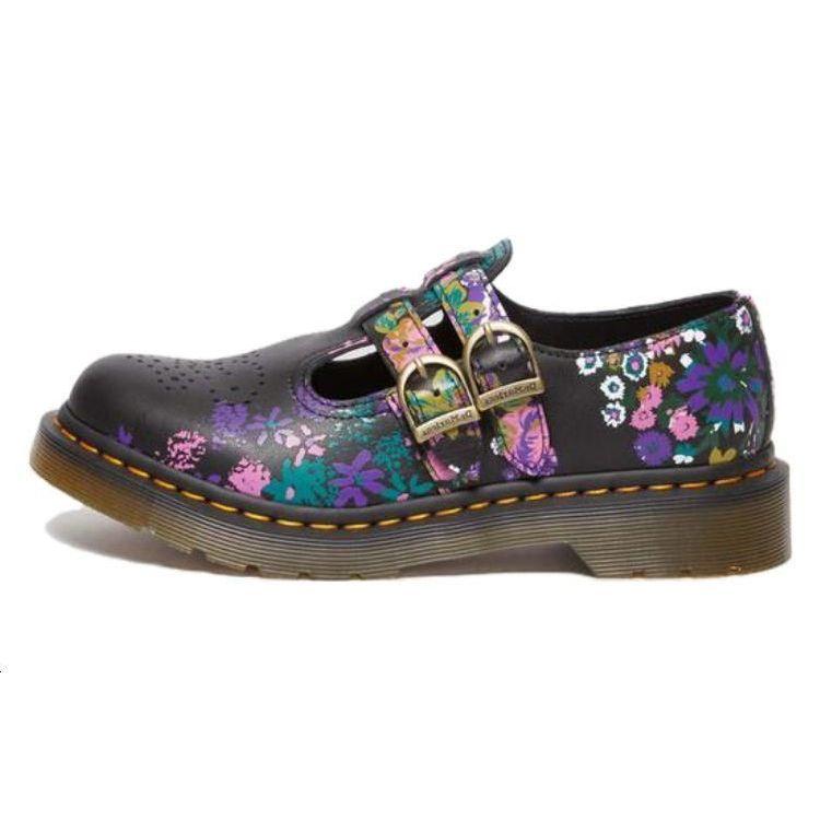 

Dr. Martens 8065 Кожаные Повседневные Удобные Туфли Мэри Джейн на Массивном Каблуке Женская обувь Черный 31187038 36