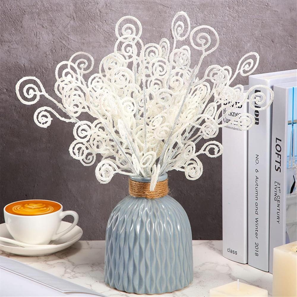 5/10 Stück Künstliche Pflanzen Neujahr Weihnachten Kieferngirlande Kranz Heimdekorationen Außen Hochzeit Gartenparty DIY Geschenkbox