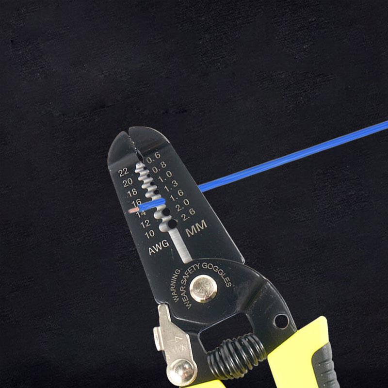 Multi-function Electrician Manual Wire Stripper and Crimping Pliers Cable Stripping Pliers Wire Cutting Pliers Labor-Saving Tool