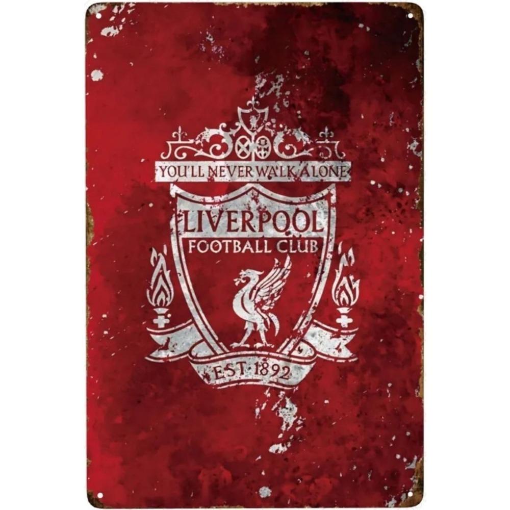 Liverpool-Lamiera vintage con il logo di un caffè-bar-discoteca 20*30cm