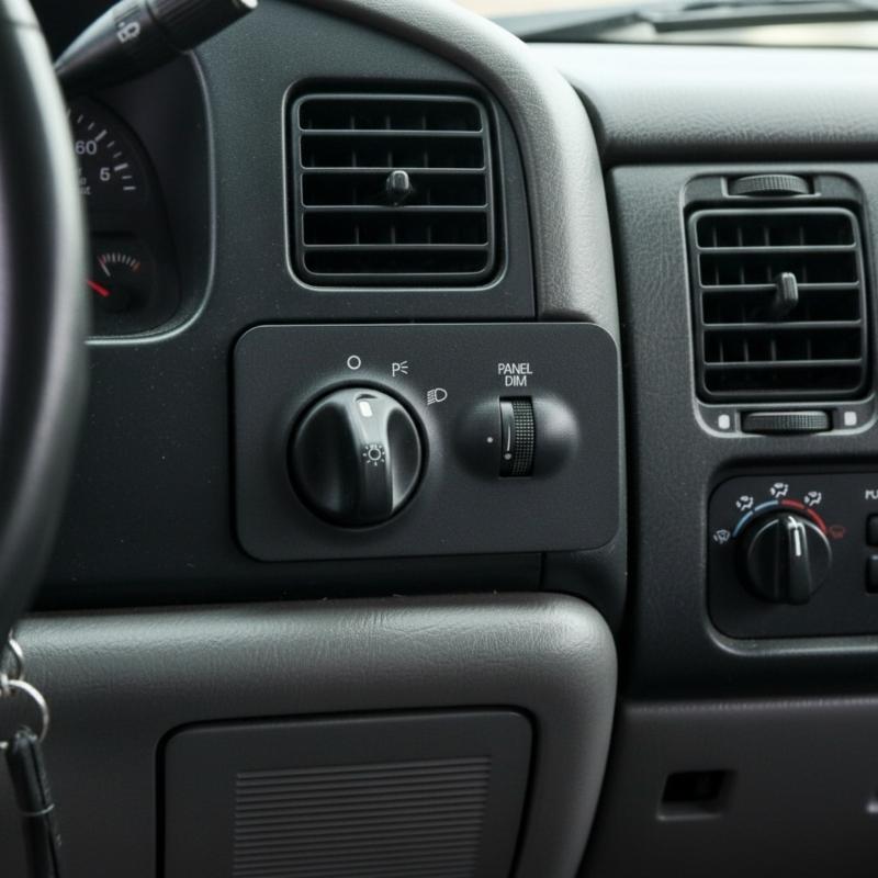 Headlight Switches Panel Trim Cover 88924369, F81Z11654AA Headlight Switches Buttons Panel Cover Trim