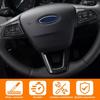 3Pcs Carbon Fiber Color Steering Wheel Cover Fit For Ford Focus ST RS 2015-2017