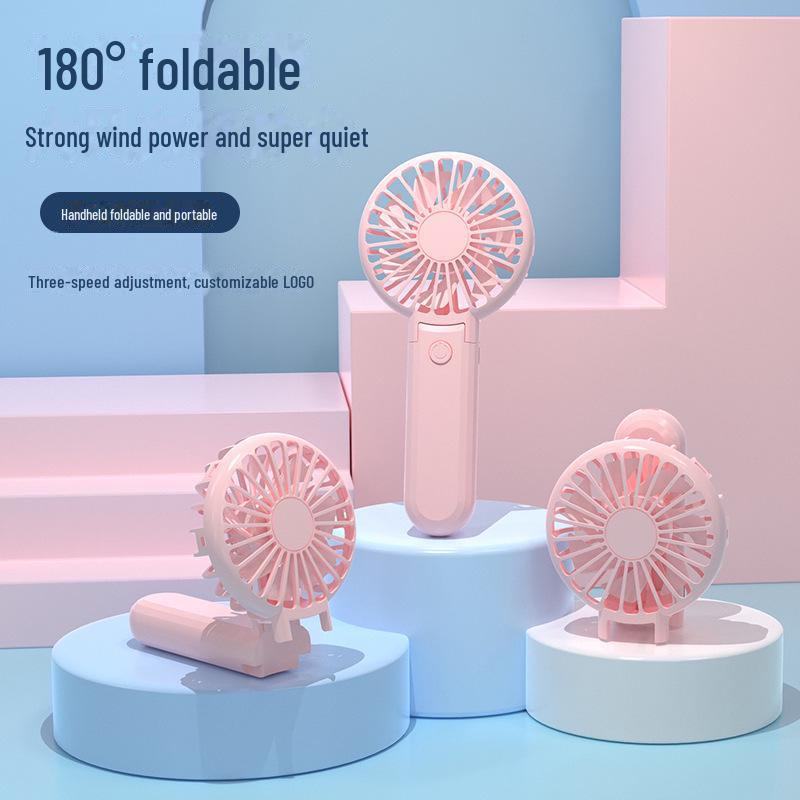

Компактний складаний USB-вентилятор із цифровим дисплеєм (Портативний, офісний і студентський) Folding Handheld Fan