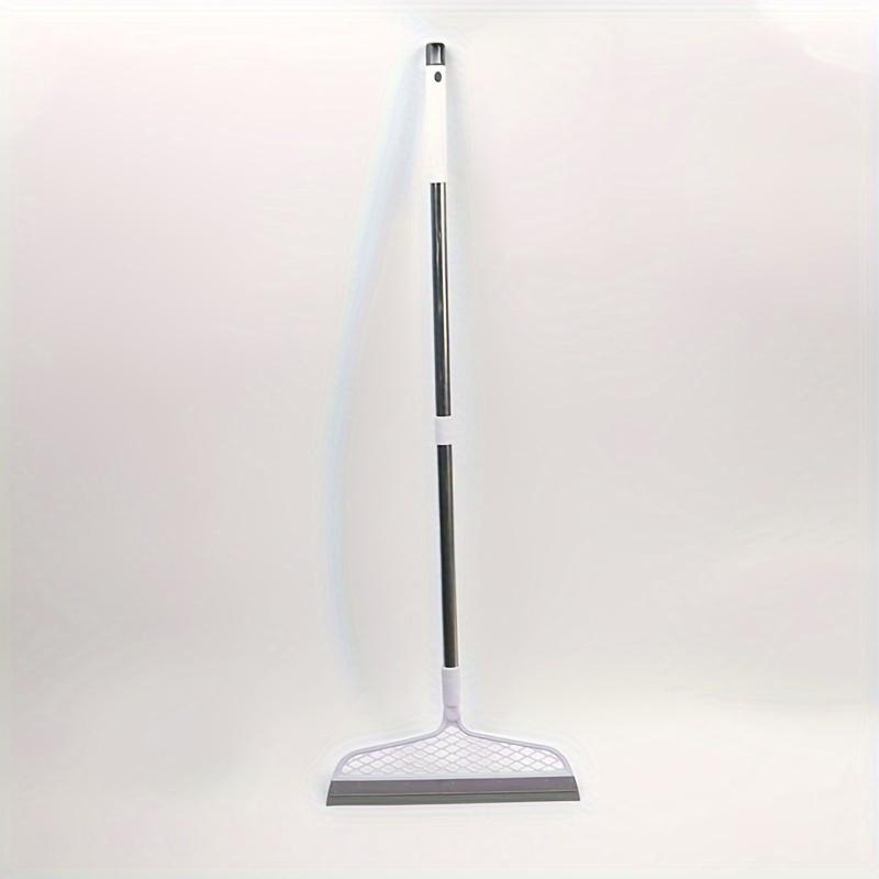 Magic Broom with Detachable Head and Double-sided Silicone Scraper