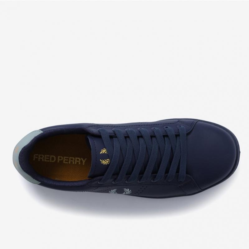Fred Perry B721 Leather Black Sneakers