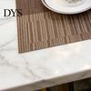 Eco-friendly Placemats PVC Heat Resistant Table Mats for Dining Durable Simple Waterproof Washable Kitchen Tableware Tabletop Protection