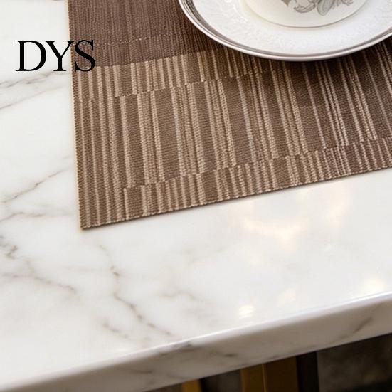 Eco-friendly Placemats PVC Heat Resistant Table Mats for Dining Durable Simple Waterproof Washable Kitchen Tableware Tabletop Protection