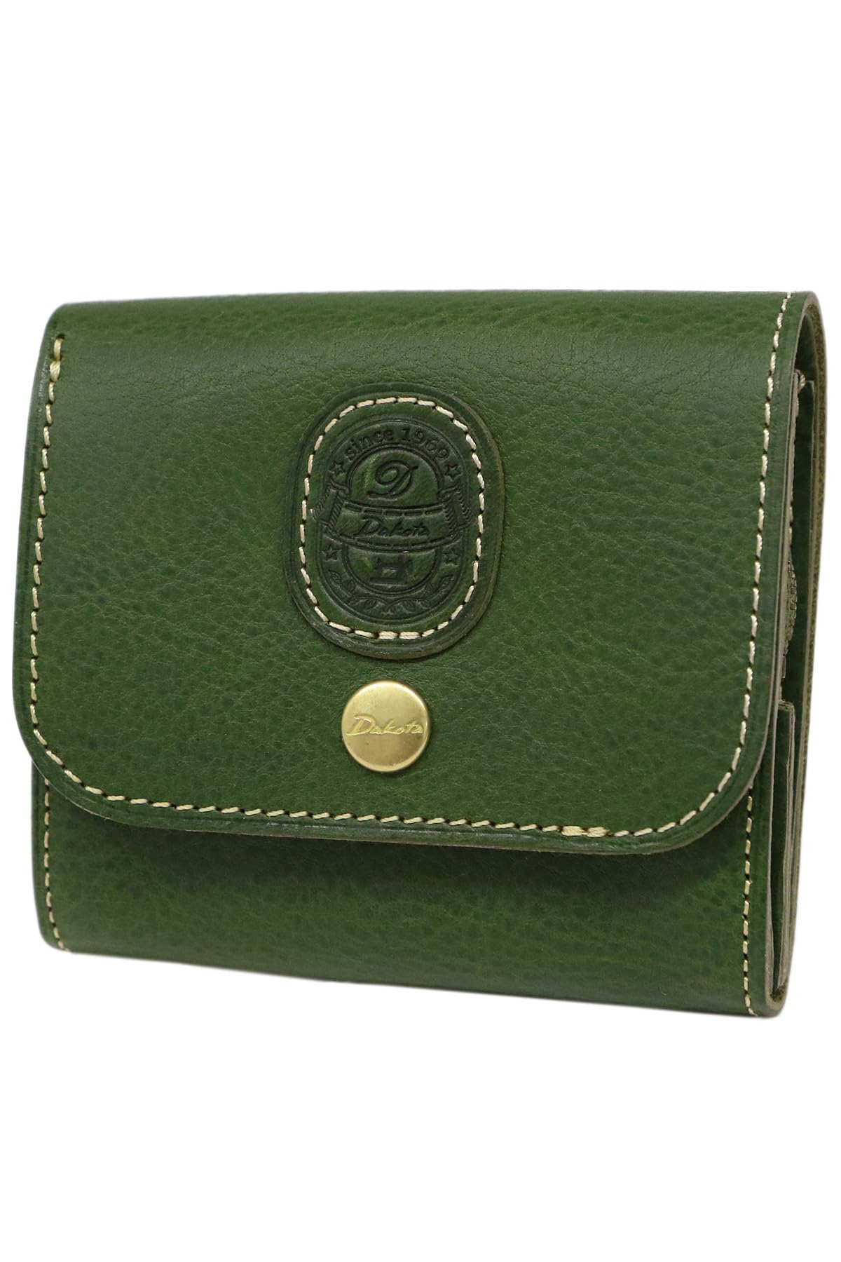 

Bifold Wallet Genuine Leather Green [Dakota] Women s DA-31551-50 зелений