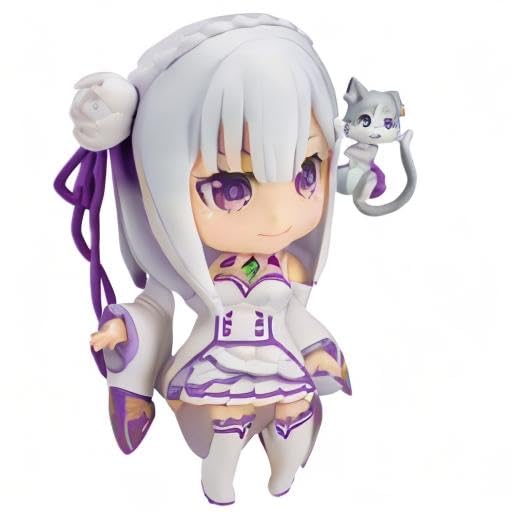 Nendoroid Re:ZERO -Starting Life In Another World- Emilia Non-Scale ABS & PVC Painted Movable Figure Resale