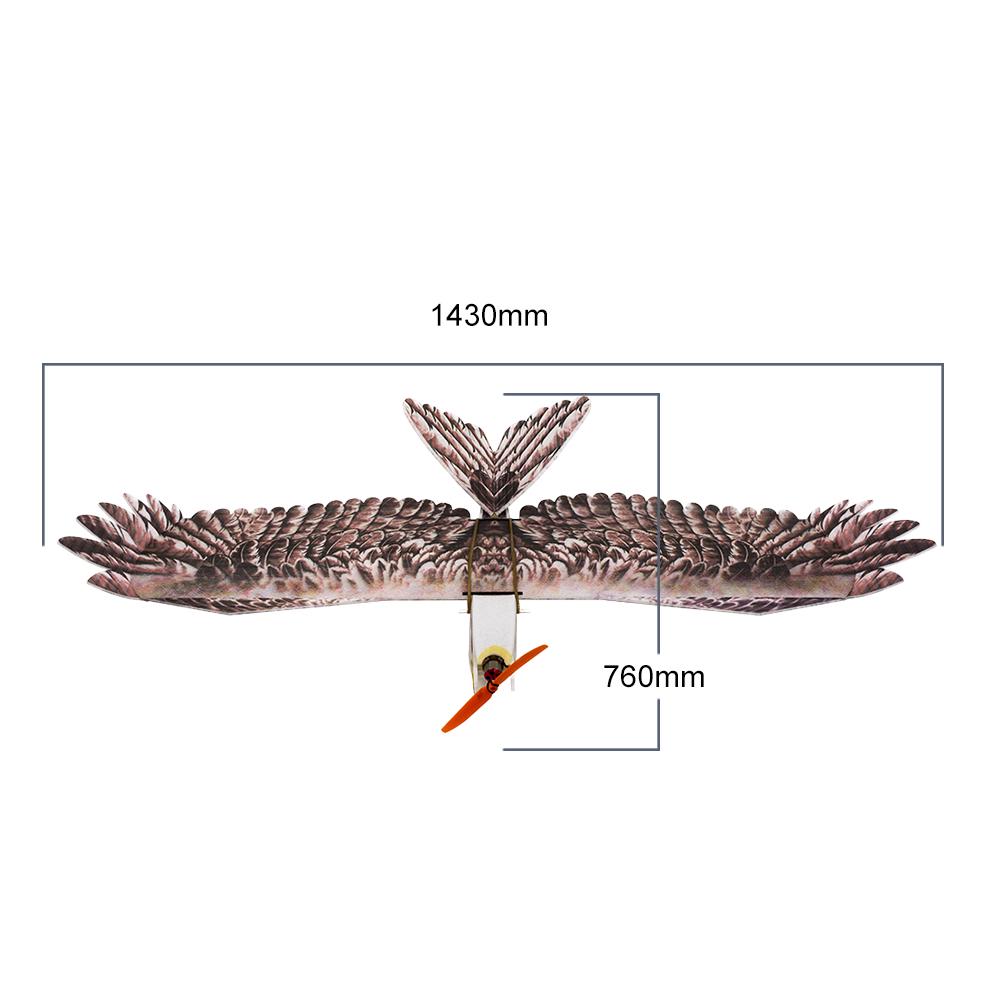 E1904 EPP RC Airplane Eagle Plane 1430mm Electric Powered Aircraft Unassembled PNP Version DIY