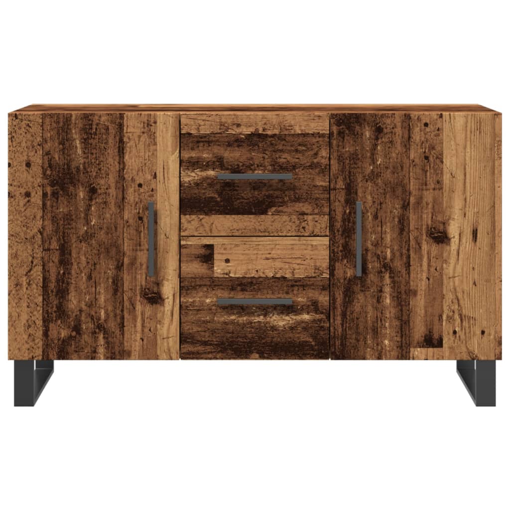 Vidaxl Chest of Drawers, Old Wood, 100X36X60 Cm, Wood-Based Material