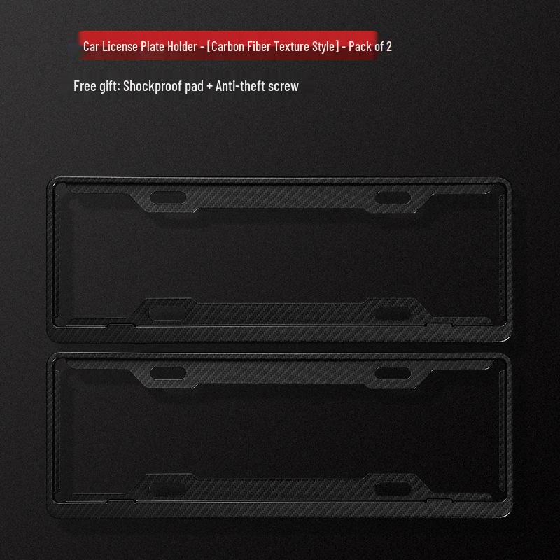 Kohlefaser-Nummernschildhalter für BMW X1, X2, X3, X4, X5, 1er, 3er, 5er