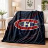 Montreal Canadiens Printed Flannel Blanket Warm Comfort Bed Throw For Indoor Home Decoration