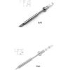 TS100 Soldering Iron Tips 7 Types Portable Mini Soldering Iron Tips Stainless Steel Replacement for TS100 Soldering Iron TS-KU, TS-B2, TS-D24,