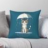 Cat Quote For Bad Days Square Pillowcase Polyester Linen Velvet Printed Zip Decorative Bed Cushion Case Wholesale