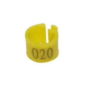 100 Bucăți Inel pentru Picior Porumbel Diametru Interior 6mm Inel Marcă Porumbel de Curse Inel cu Clești pentru Papagal Accesorii Antrenament Păsări Nr.001~100