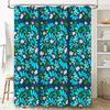 Floral Shower Curtain Waterproof Vintage Botanical Pattern Bathroom Decor Nature Landscape Farmhouse Style Washable Fabric