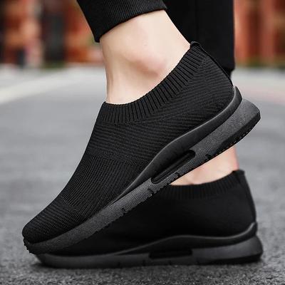 Men Light Running Shoes Jogging Shoes Breathable Sneakers Slip On Loafer Shoe Men's Casual Shoes