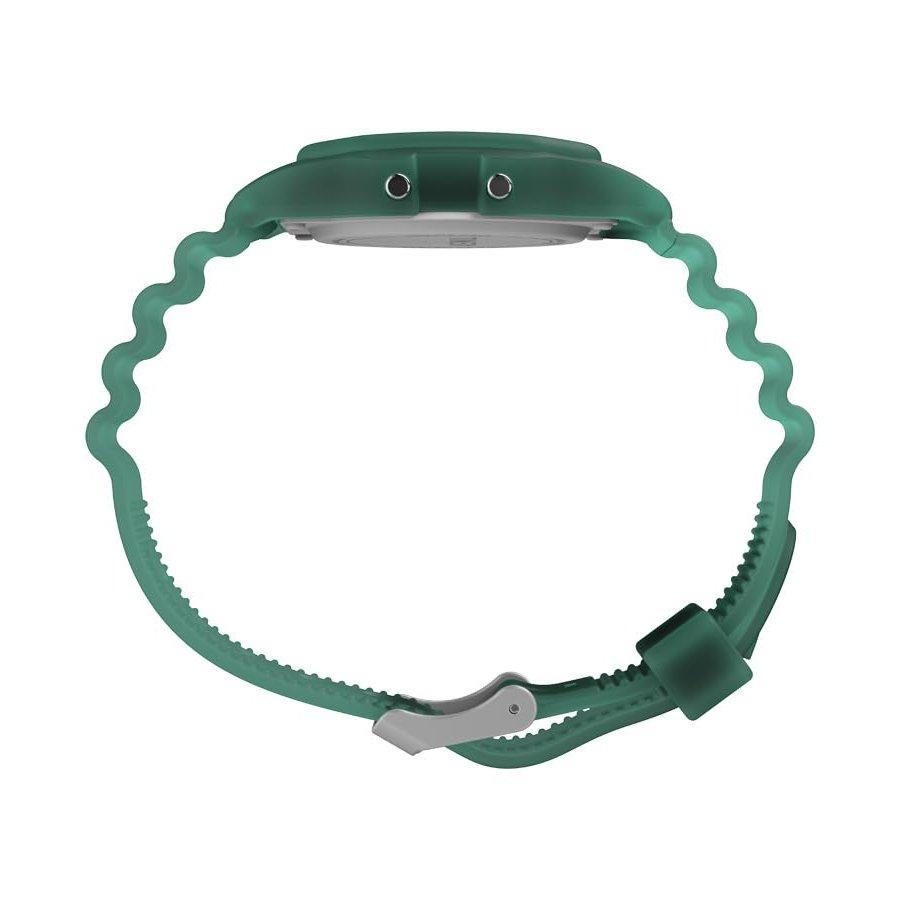 TIMEX T80 Digital Quartz Watch 30M Water Resistant Acrylic Green Dial Unisex Wristwatch TW2Y34100