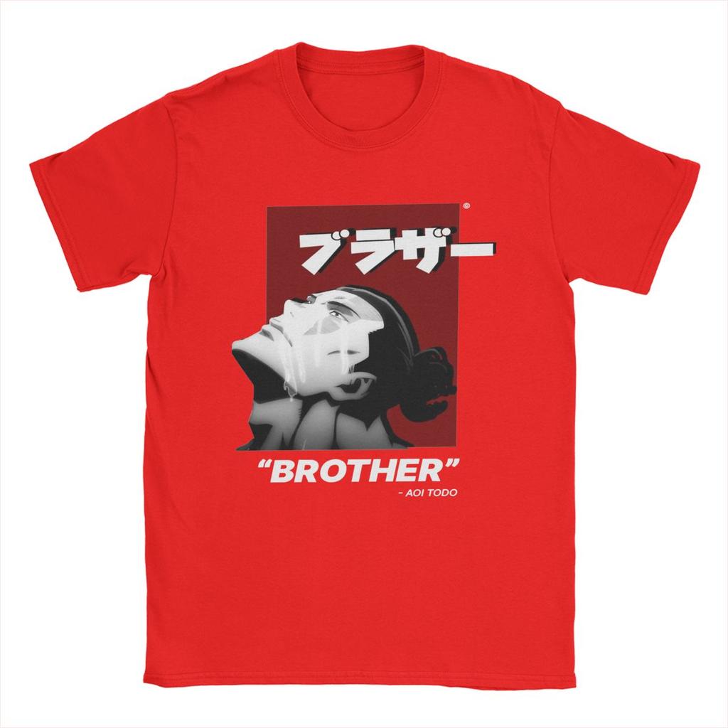 Aoi Todo Bratr JJK Anime Trička pro Muže Čistá Bavlna Ležérní Trička Kulatý Výstřih Tričko Krátký Rukáv Oblečení Párty
