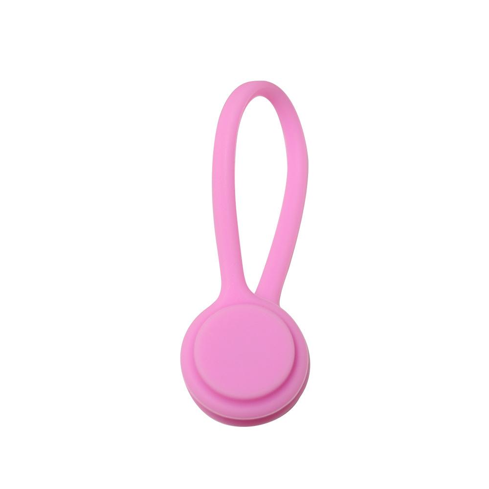 Silicone Cable Organizer: Simple, Solid Color for Desktop, Headphones, and Charging Cables