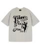 MOZMOZ [Set] Graphic Pigment Oversized Short Sleeve T-Shirt Part01